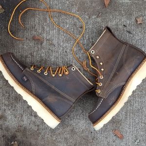 Thorogood Heritage 6" Moc Toe Dark Brown Boots